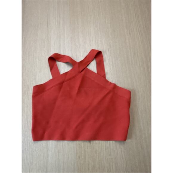 NWOT BCBGMAXAZRIA REVOLVE Jayla Halter Crop Top Size Small - Picture 3 of 5